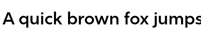 Preview of Rig Sans Semibold font