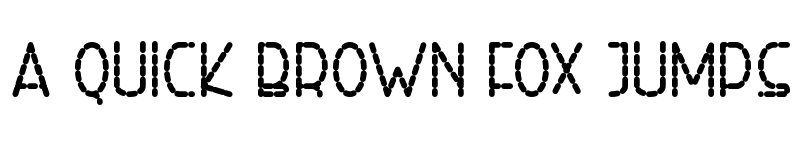 Preview of Right Hand ExtBoldDash font