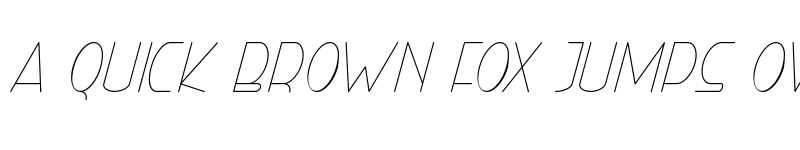 Preview of Right Hand Hairline Italic font