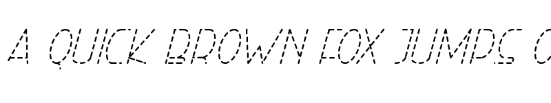 Preview of Right Hand Light Italic Dash font