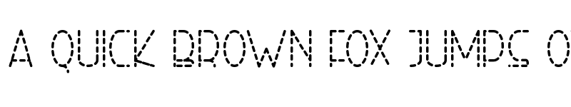 Preview of Right Hand Regular Dash font