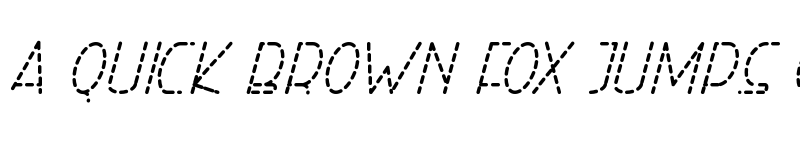 Preview of Right Hand RegularItalicDash font