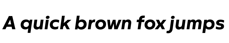 Preview of Rileno Sans Bold Italic font