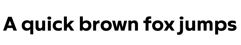 Preview of Rileno Sans Bold font