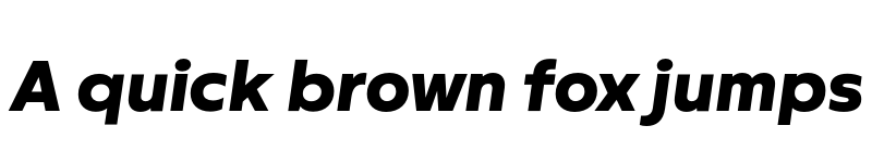 Preview of Rileno Sans Extra Bold Italic font