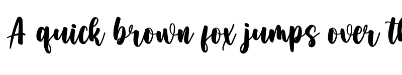 Preview of Rimba Regular font