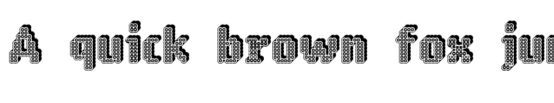 Preview of Ring Matrix 3D Regular font