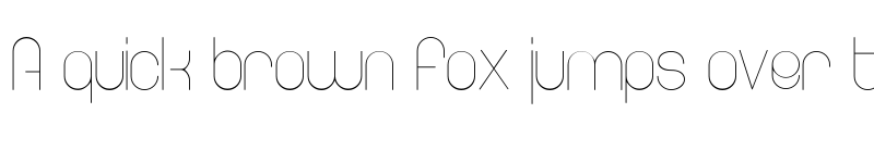 Preview of Ringer ExtraLight font