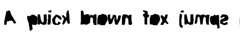 Preview of ripTRASHcut Regular font