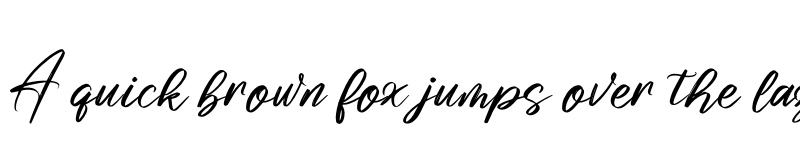 Preview of Risess Singature Regular font