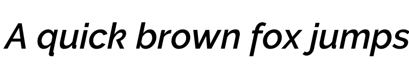 Preview of Rising Sun SemiBold Italic font