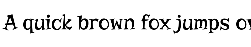 Preview of Risque Regular font