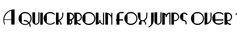 Preview of RitzyNormal Regular font