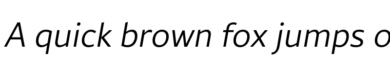 Preview of Rival Sans Light italic font