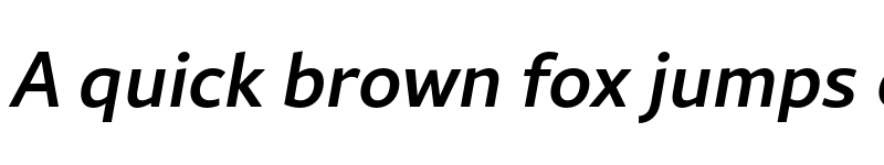 Preview of Rival Sans Medium italic font