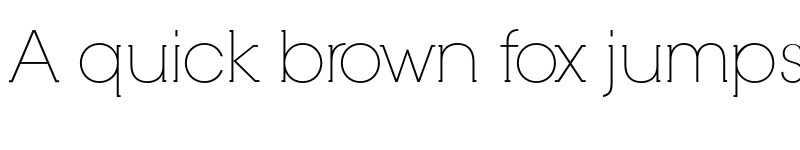 Preview of RNS Camelia Extra Light font
