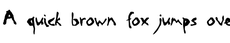Preview of Road-Crossed Regular font