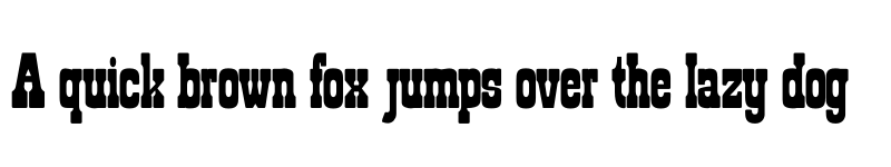 Preview of Roadway Condensed Regular font