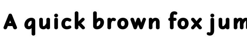 Preview of Robaga Rounded Black Regular font