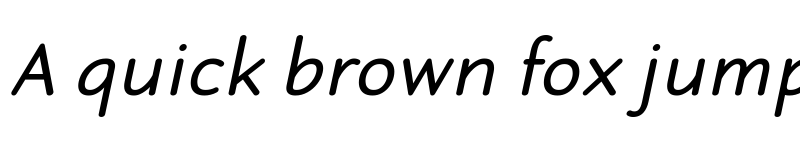 Preview of Robaga Rounded Italic font