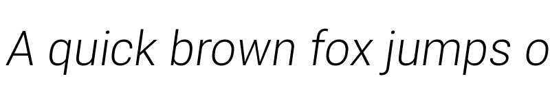 Preview of Robert Sans Light Italic font