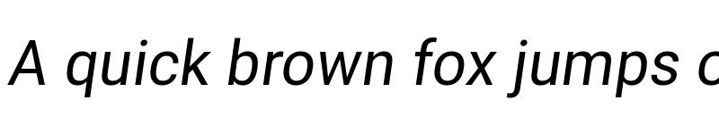 Preview of Robert Sans Medium Italic font