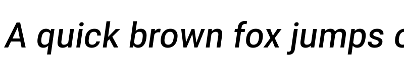 Preview of Robert Sans SemiBold Italic font