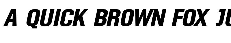 Preview of Robot Go Italic font