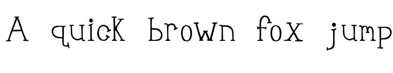 Preview of Robot Teacher Regular font