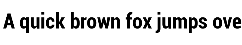 Preview of Roboto Bold Condensed font