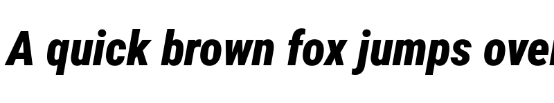 Preview of Roboto Condensed Black Italic font