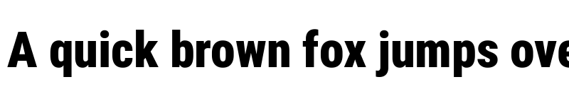Preview of Roboto Condensed Black font