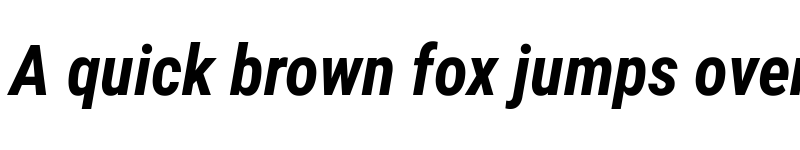 Preview of Roboto Condensed Bold Italic font
