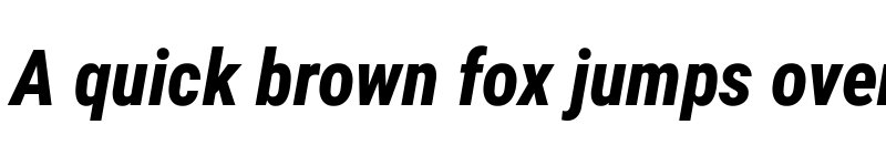 Preview of Roboto Condensed ExtraBold Italic font