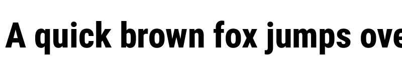 Preview of Roboto Condensed ExtraBold font