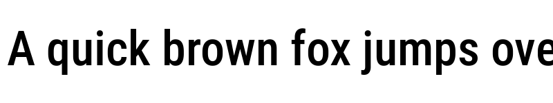 Preview of Roboto Condensed Medium font