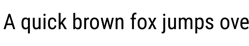 Preview of Roboto Condensed Regular font