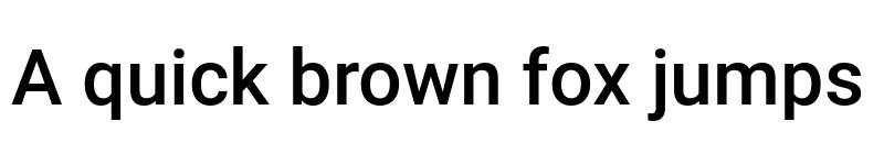 Preview of Roboto Medium Regular font