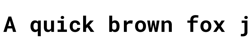 Preview of Roboto Mono Bold font