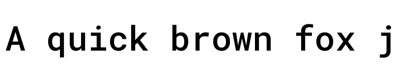 Preview of Roboto Mono Medium font