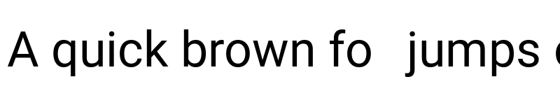 Preview of Roboto Regular font