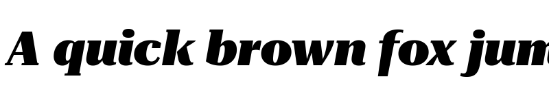 Preview of Roboto Serif 120pt Black Italic font