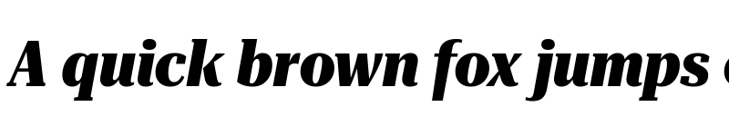 Preview of Roboto Serif 120pt Condensed ExtraBold Italic font