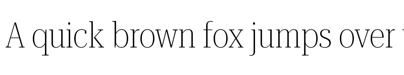 Preview of Roboto Serif 120pt Condensed Thin font