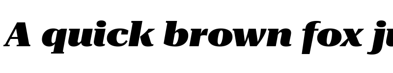 Preview of Roboto Serif 120pt Expanded Black Italic font