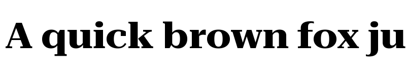 Preview of Roboto Serif 120pt Expanded Bold font