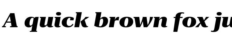 Preview of Roboto Serif 120pt Expanded ExtraBold Italic font