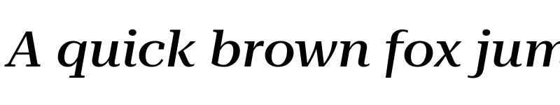 Preview of Roboto Serif 120pt Expanded Medium Italic font