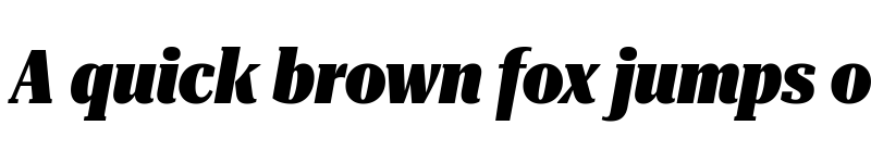 Preview of Roboto Serif 120pt ExtraCondensed Black Italic font