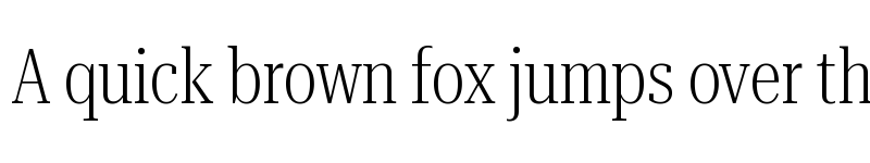 Preview of Roboto Serif 120pt ExtraCondensed ExtraLight font
